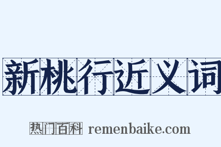 新桃行近义词是什么意思的图片